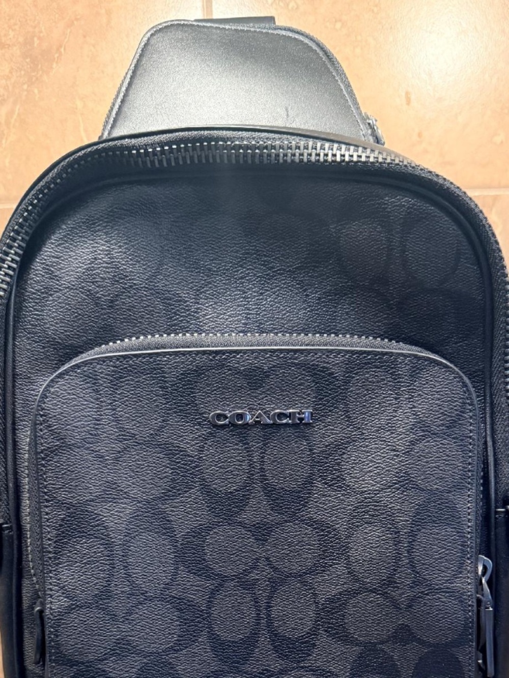 Gently Used - COACH Ethan Sling or Cross Body bag CV918 Charcoal/Black